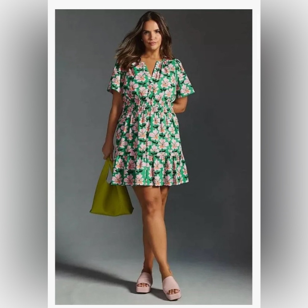 Anthropologie the Somerset Mini Dress 1X